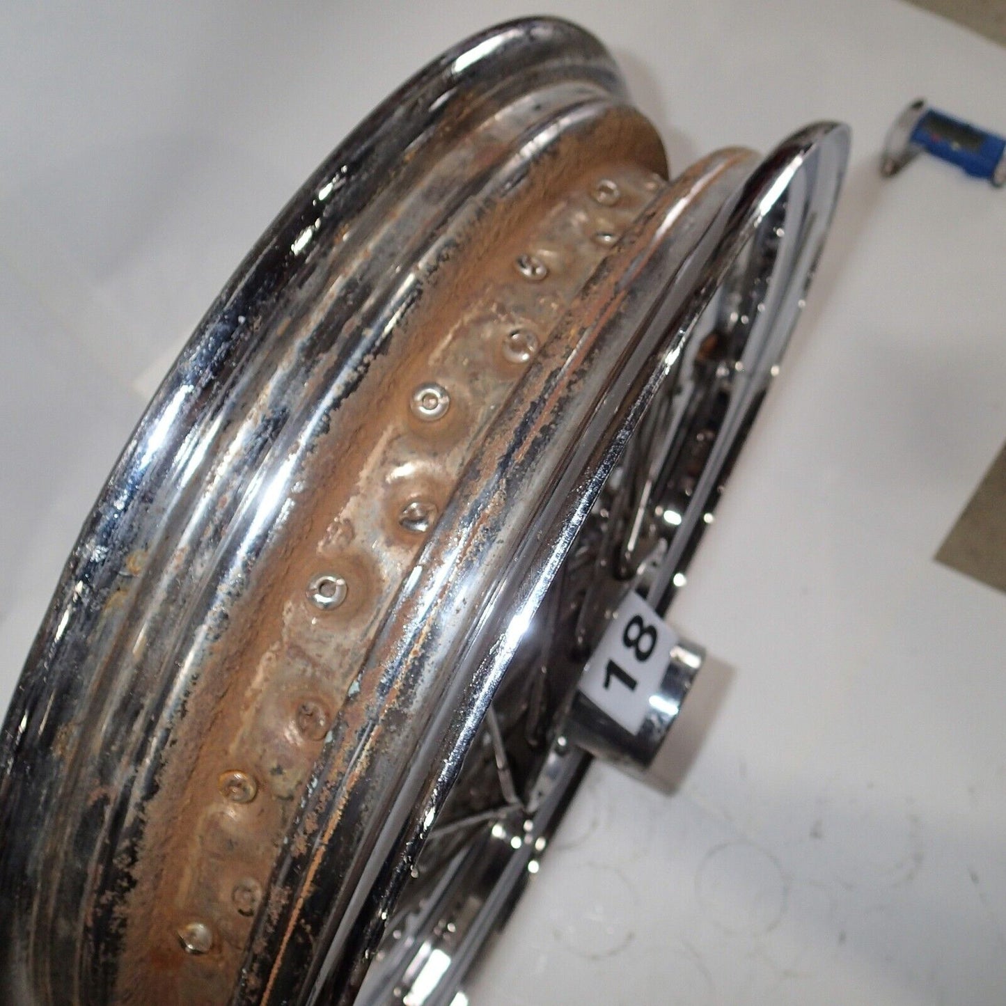 Harley Front RIM 40 Spokes Early Style Single Disc Shovelhead FL '73-'84 (#18)