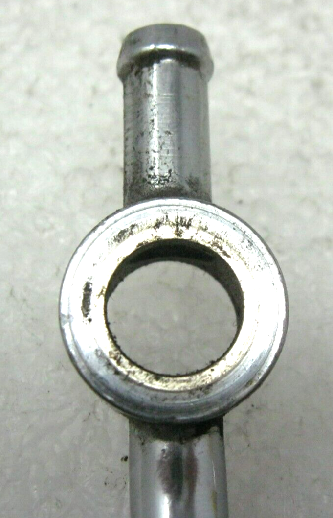 USED Aftermarket Harley 91 & Later XL Chrome Breather Tube with Straight Outlet