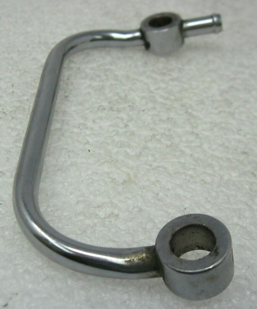 USED Aftermarket Harley 91 & Later XL Chrome Breather Tube with Straight Outlet