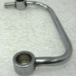 USED Aftermarket Harley 91 & Later XL Chrome Breather Tube with Straight Outlet