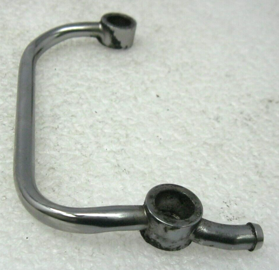USED Aftermarket Harley 93-07 Big Twin Chrome Breather Tube with Curved Outlet