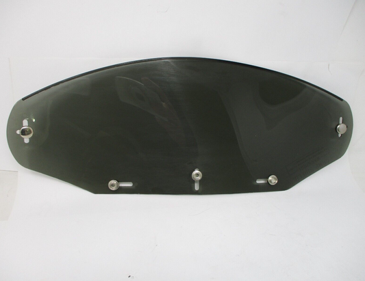 18'' inch Paulson Flat Face Shield Five Snap Smoke 3TP Veso-8 355-0031