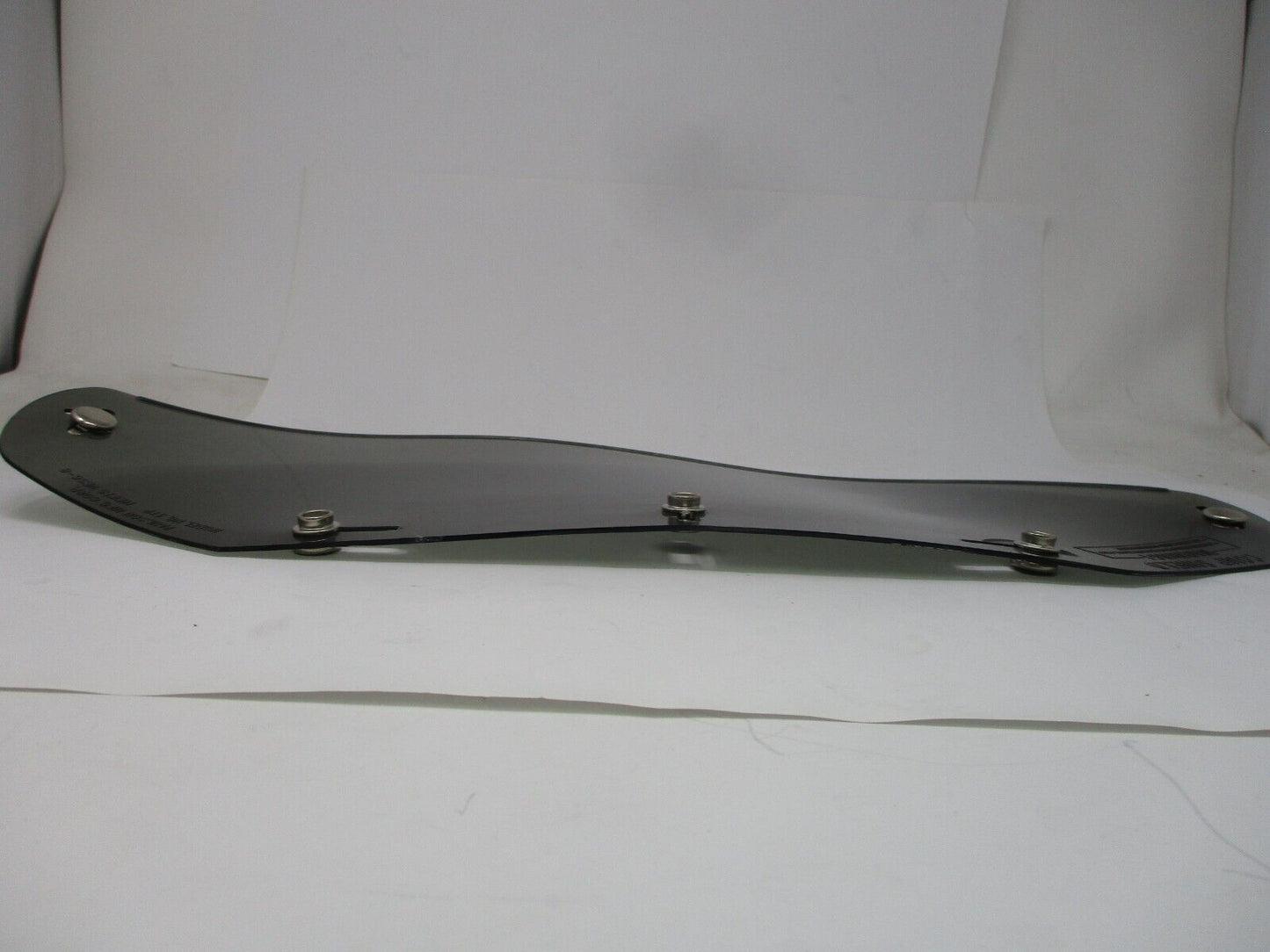 18'' inch Paulson Flat Face Shield Five Snap Smoke 3TP Veso-8 355-0031
