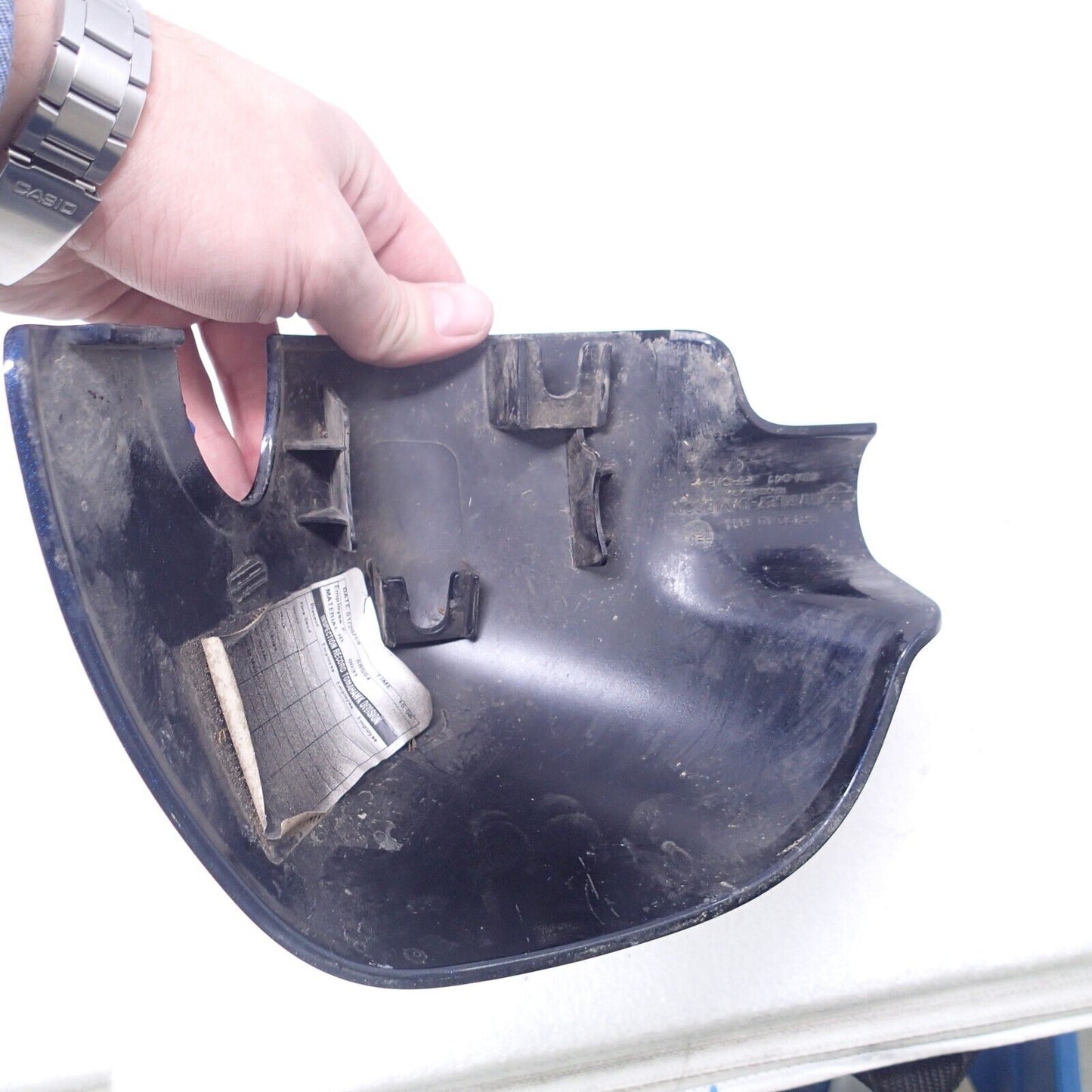 CAP FAIRING LOWER LEFT MIDNIGHT PEARL & BRILLIANT SILVER PEARL 58491-12DKJ