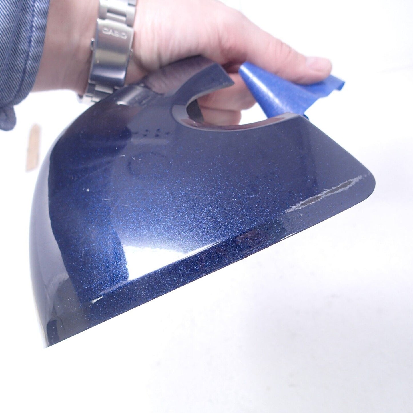CAP FAIRING LOWER LEFT MIDNIGHT PEARL & BRILLIANT SILVER PEARL 58491-12DKJ