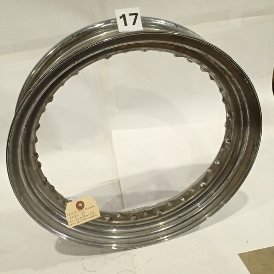 1997-2023 Harley FLH FLT XL Dyna Softail USED16"x3 Chrome Rim 43085-97 (#17)