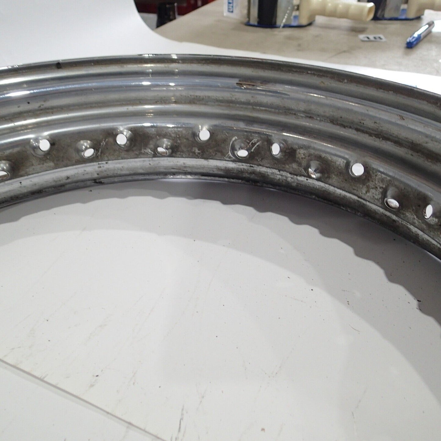 1997-2023 Harley FLH FLT XL Dyna Softail USED16"x3 Chrome Rim 43085-97 (#17)