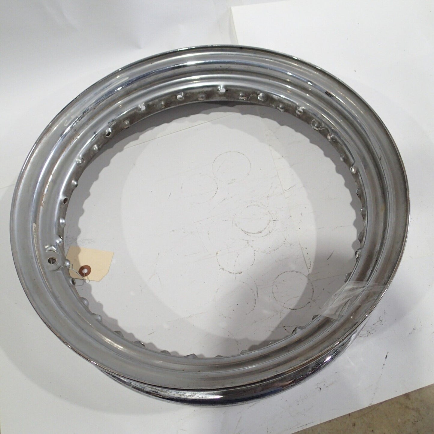 1997-2023 Harley FLH FLT XL Dyna Softail USED16"x3 Chrome Rim 43085-97 (#17)