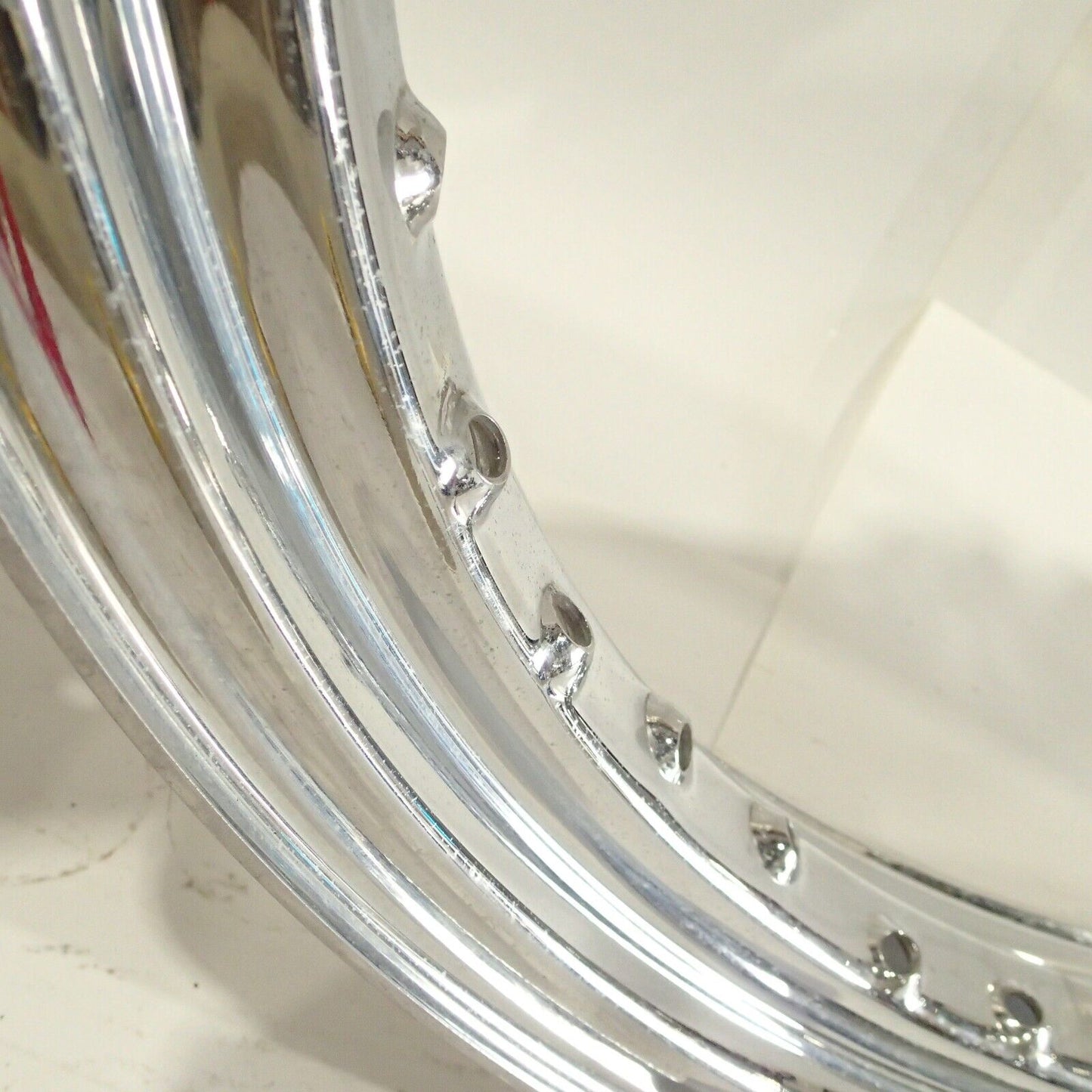 07-14 Harley Dyna Super Glide FXDC Wheel Chrome 19" Front USED BENT 43570-06 #15