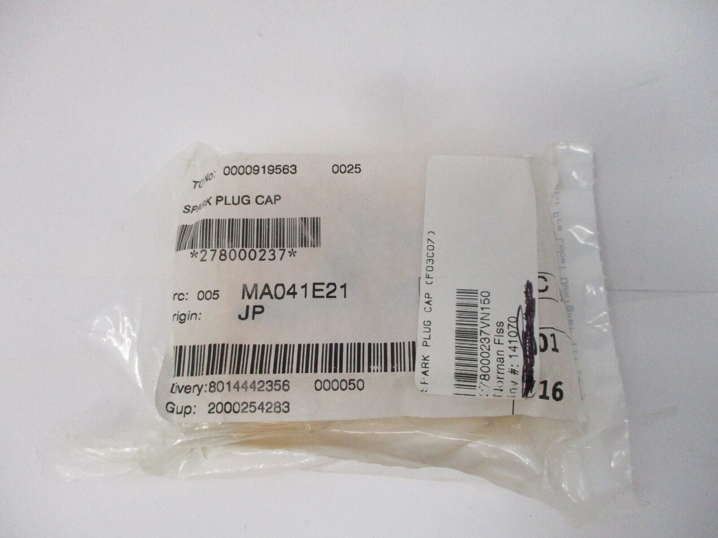 Sea-doo Bombardier Oem Black Spark Plug Cap 278000237 BQ363.5