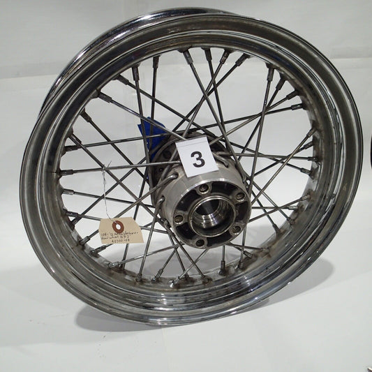 HARLEY-DAVIDSON FLSTC REAR WHEEL RIM LACED 16X3.00 40700-08 [broken spoke] (#3)