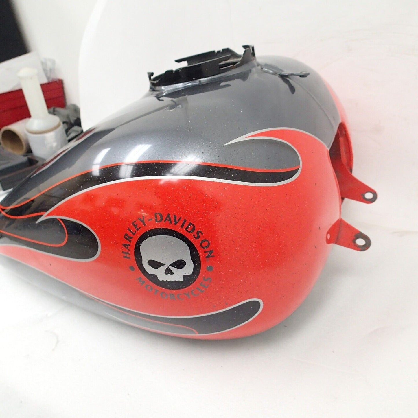CUSTOME PAINT Harley Electra Glide Ultra Limited Fuel Gas Tank ORANGE TOURING