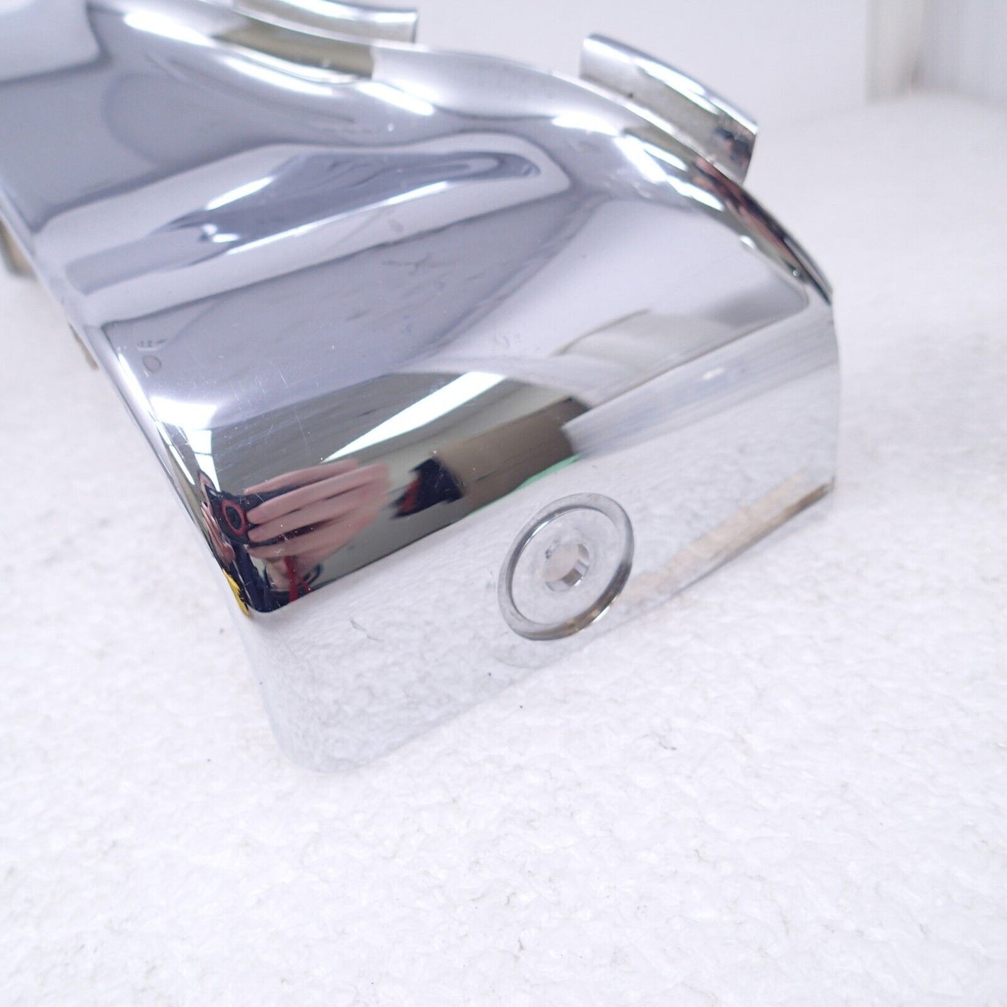 16 Harley Ultra Outer Fairing Skirt Lower Fork Cover CHROME Damage 57000017