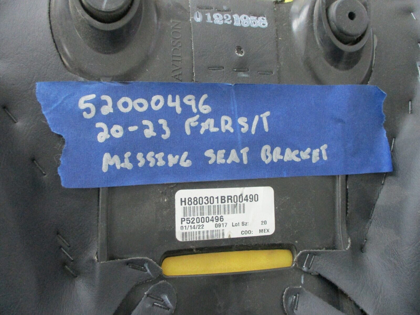 2018-2022 OEM Harley-Davidson FXLRS FXLRST Softail Low Rider Solo Seat P52000496