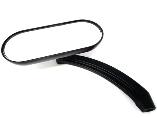 Drag Specialties Flat Black Oval Mirror for Harley LEFT OR RIGHT