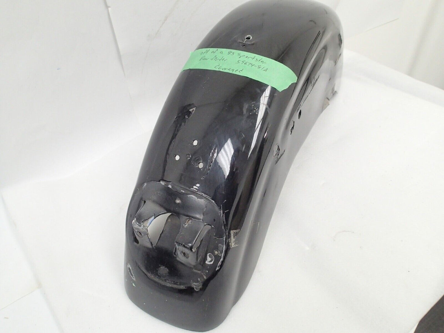 REAR FENDER HARLEY SPORTSTER 1000 1100 883 1200 OEM 59674-81A (See VIDEO)