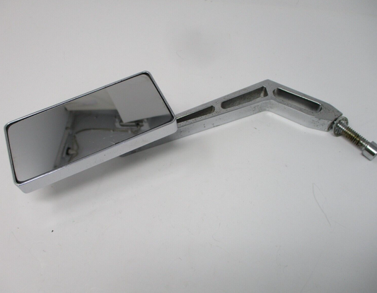 Weekend Warrior Rectangular Motorcycle Mirror with Slotted Stem LEFT 1901-0014