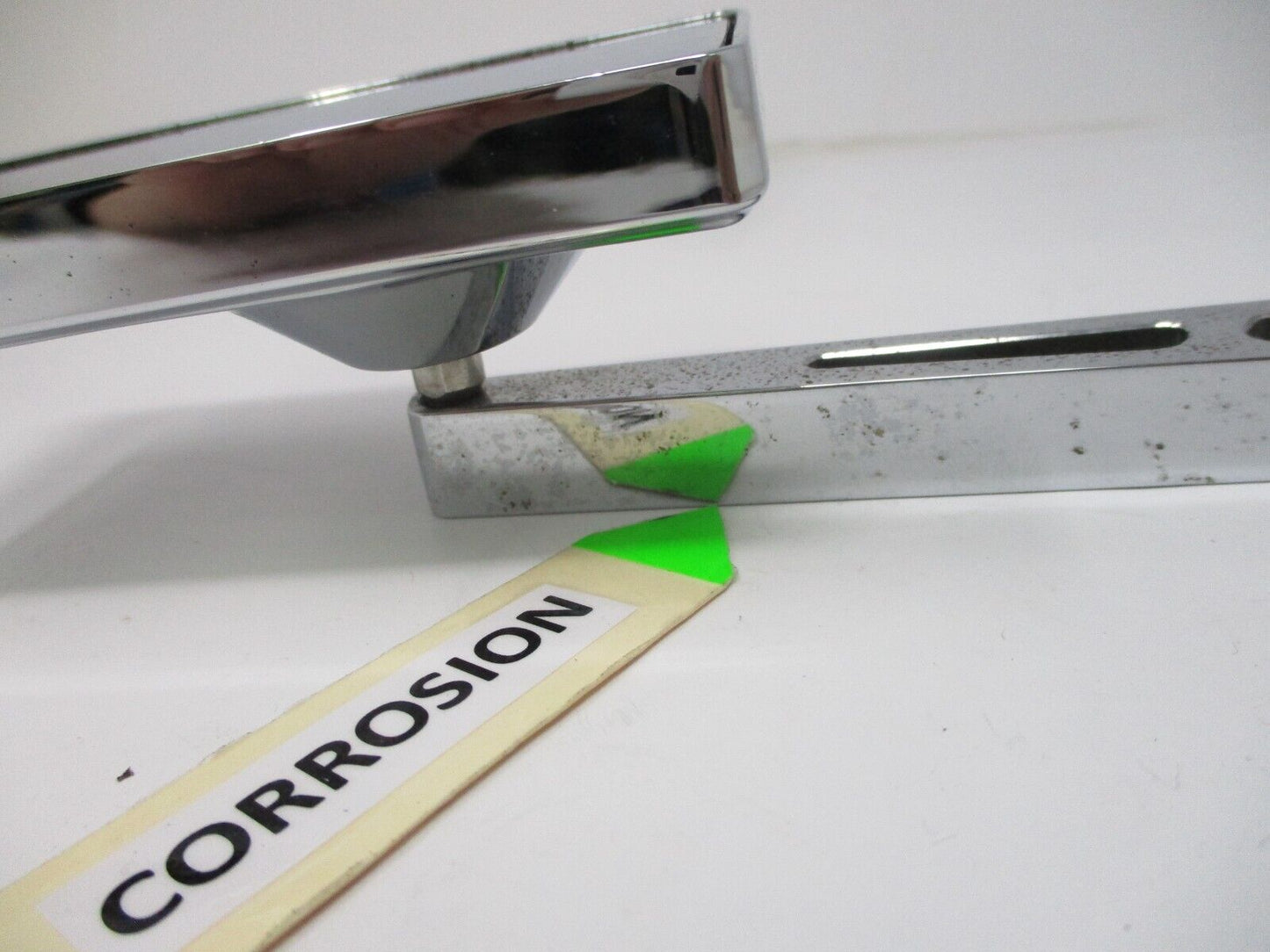 Weekend Warrior Rectangular Motorcycle Mirror with Slotted Stem LEFT 1901-0014