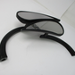 ARLEN NESS Micro Rad II Teardrop Black Mirror Right Left 0640-0489/ 0640-0490