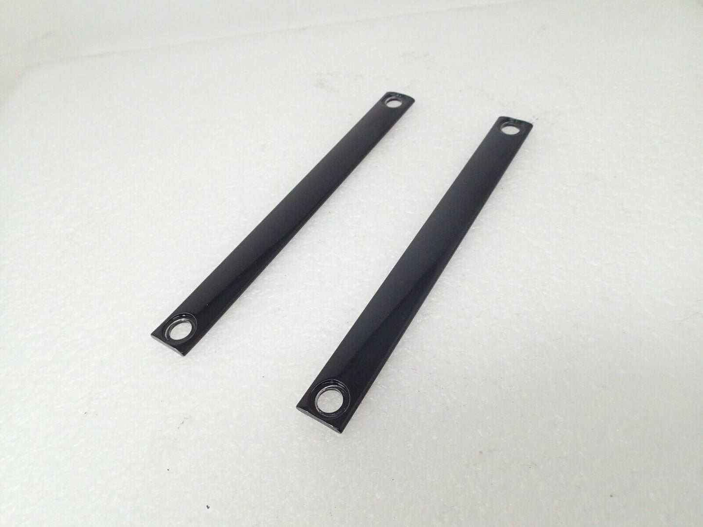 Black Harley TRIM STRIPS FRONT PANEL HERITAGE SOFTAIL FAT BOY NOSTALGIA 67819-86