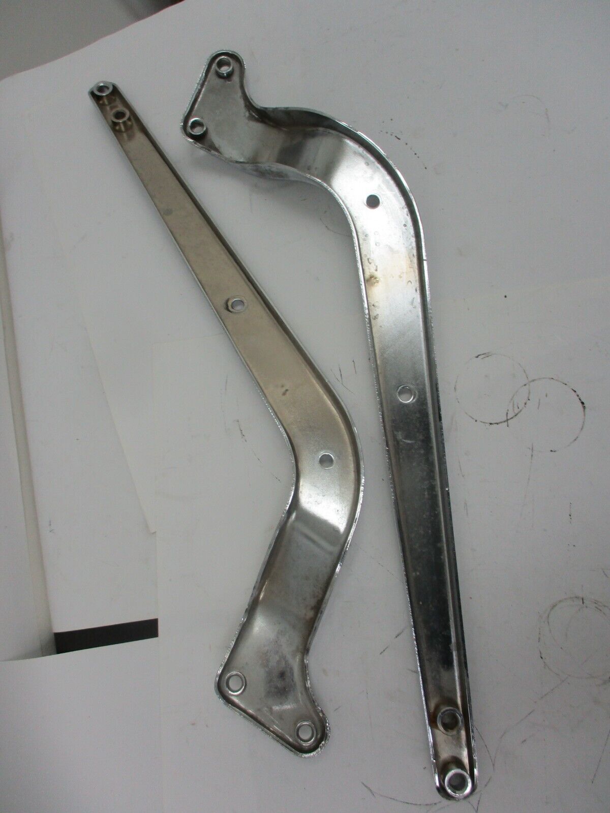 V.T CHROME REAR FENDER STRUTS HARLEY DAVIDSON FLST SOFTAIL 1986-1999 50-1071 SET