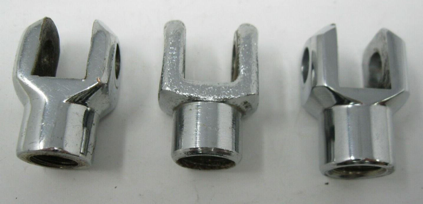 3 Unbranded Various Footpeg Clevis Mounts 1/2''- 20 Thread PFX1174