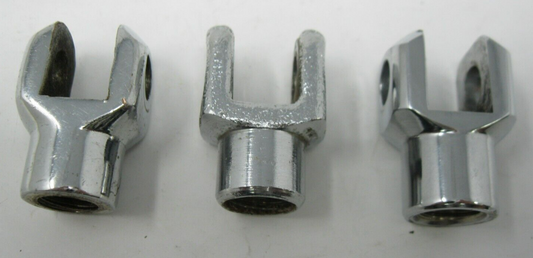 3 Unbranded Various Footpeg Clevis Mounts 1/2''- 20 Thread PFX1174