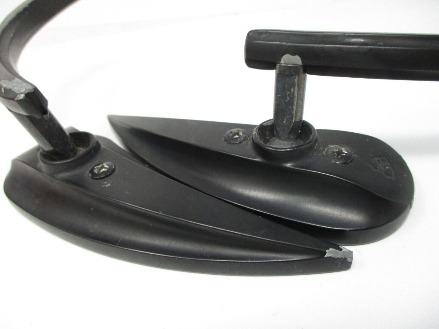 ARLEN NESS Micro Rad II Teardrop Black Mirror Right Left 0640-0489/ 0640-0490