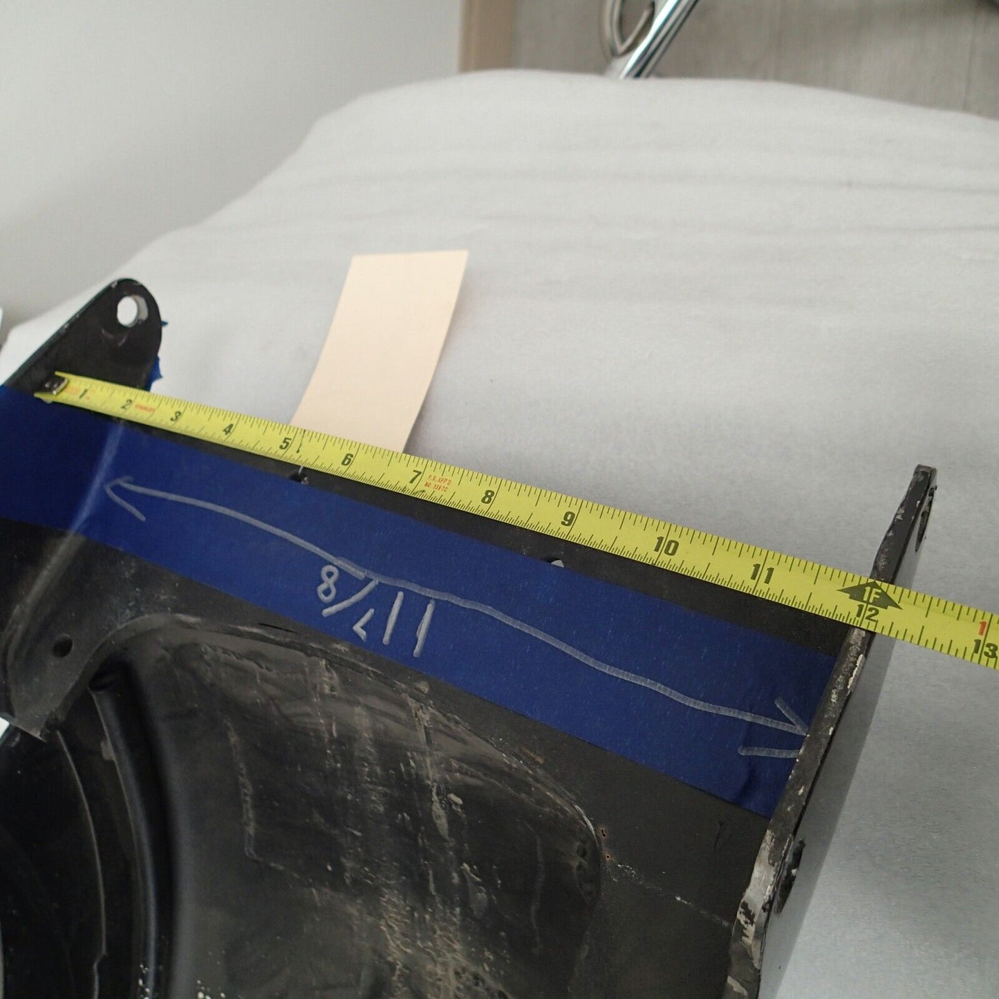 CUSTOME HARLEY Rear Fender BLACK (SEE VIDEO)
