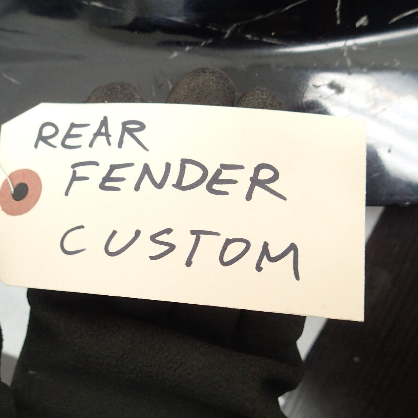 CUSTOME HARLEY Rear Fender BLACK (SEE VIDEO)