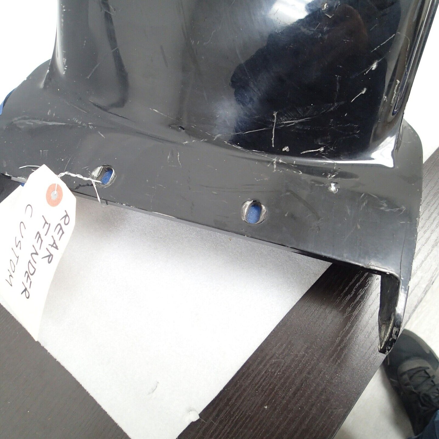 CUSTOME HARLEY Rear Fender BLACK (SEE VIDEO)