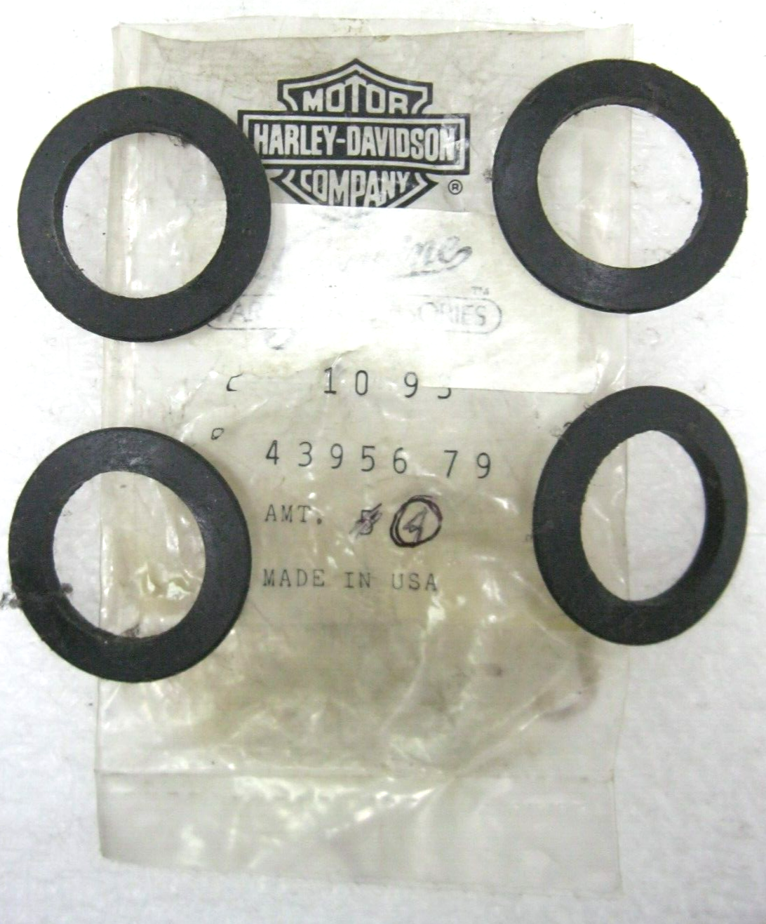Harley-Davidson OEM 80-82 Rear Chain Housing Rubber Spacer (4-Pack) 43956-79