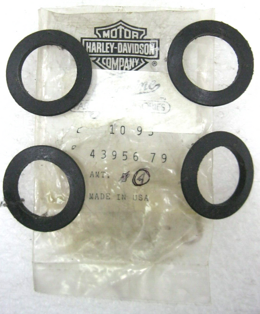 Harley-Davidson OEM 80-82 Rear Chain Housing Rubber Spacer (4-Pack) 43956-79