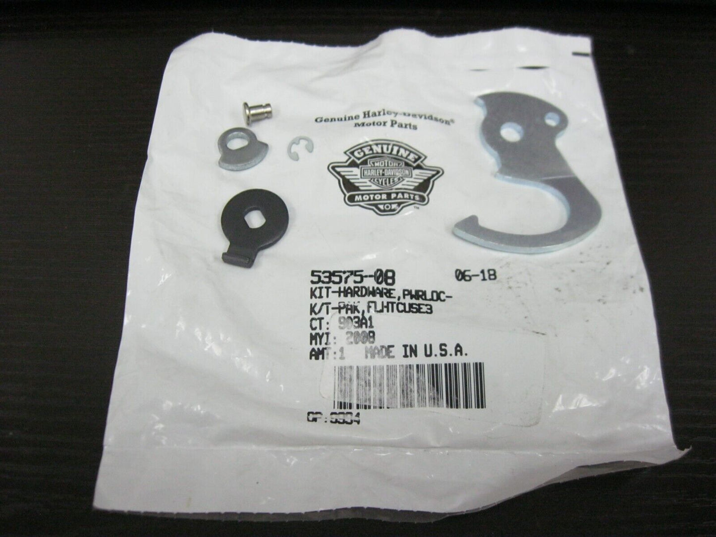 Harley-Davidson OEM 08-13 FLHTCUSE3 Tour-Pak Powerlock Hardware Kit 53575-08