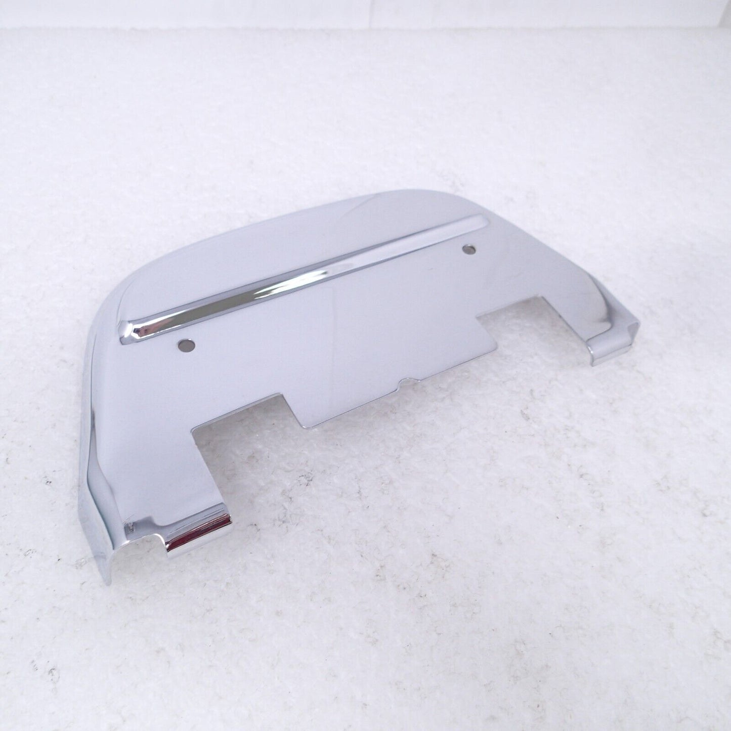 V.Twin 27-1599 Passenger Footboard Covers 86-17 FL Softail D-Shaped Chrome