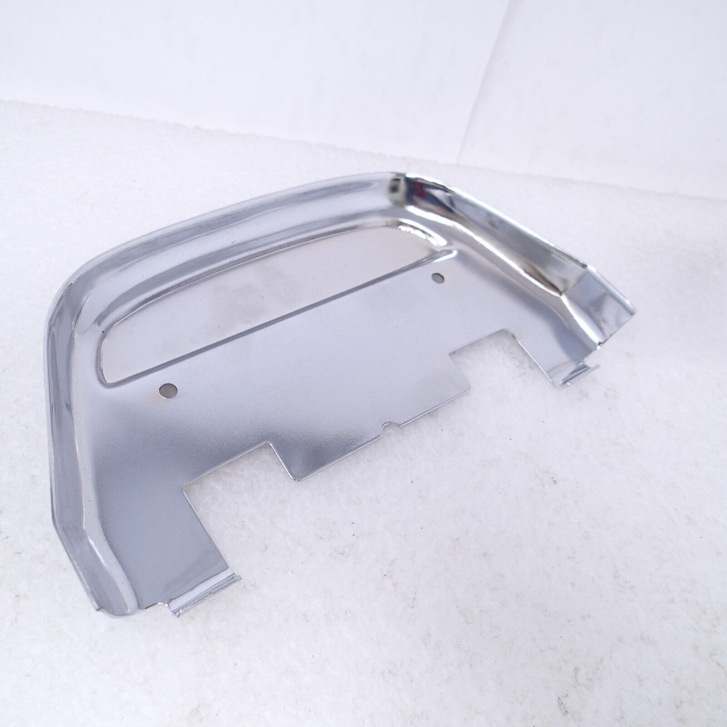 V.Twin 27-1599 Passenger Footboard Covers 86-17 FL Softail D-Shaped Chrome
