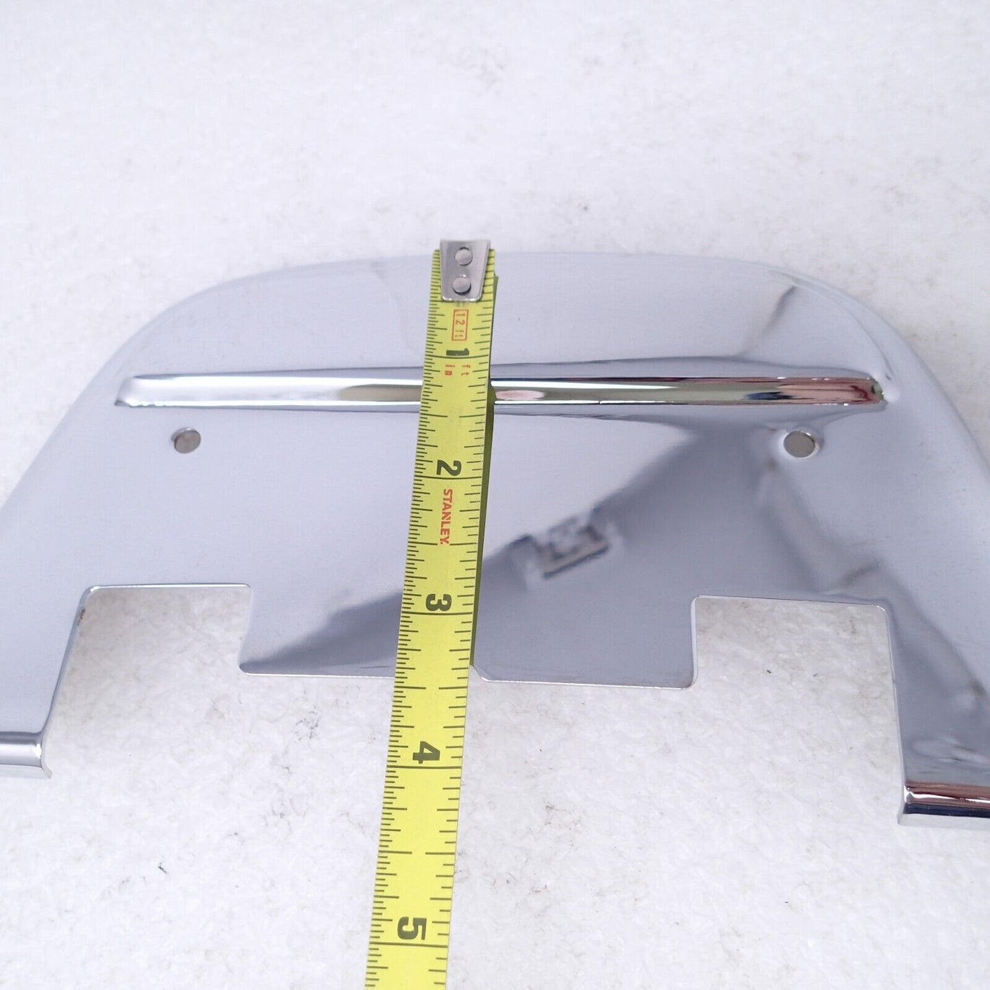 V.Twin 27-1599 Passenger Footboard Covers 86-17 FL Softail D-Shaped Chrome
