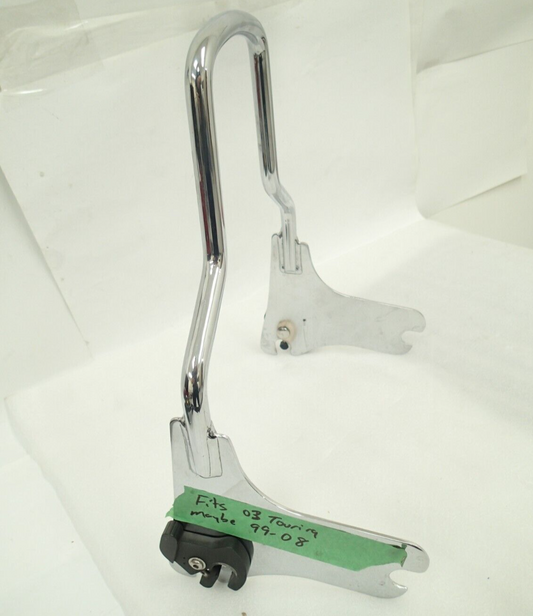 Harley Davidson 97-08 Touring Chrome Detachables Sissy Bar Upright Backrest