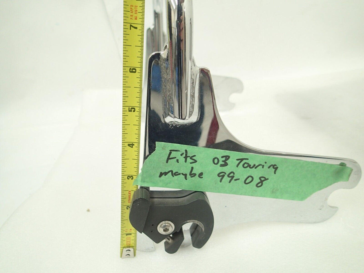 Harley Davidson 97-08 Touring Chrome Detachables Sissy Bar Upright Backrest