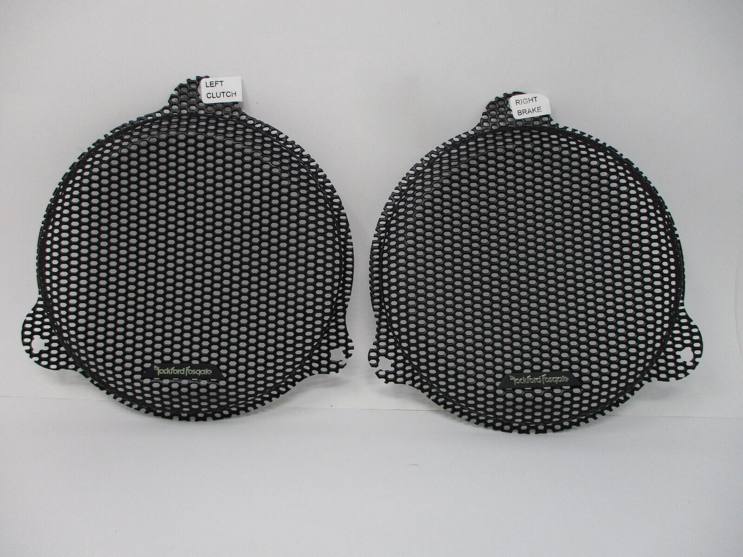 2014-23 HARLEY TOURING ROCKFORD FOSGATE METAL FRONT FAIRING SPEAKER COVER GRILLS