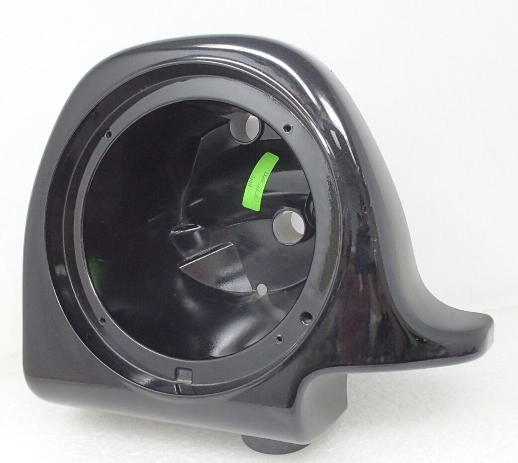 Harley Davidson 57410-11 LEFT Lower Fairing Speaker Box BLACK (scratches)