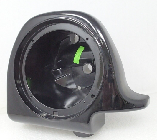 Harley Davidson 57410-11 LEFT Lower Fairing Speaker Box BLACK (scratches)
