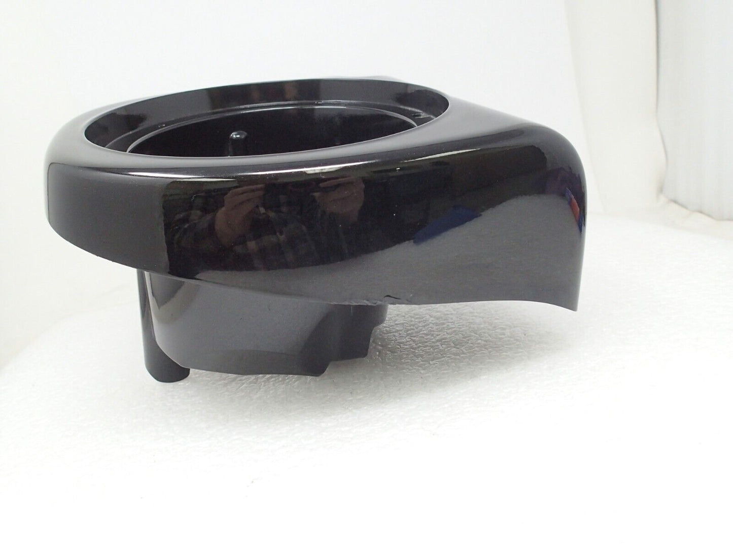 Harley Davidson 57410-11 LEFT Lower Fairing Speaker Box BLACK (scratches)