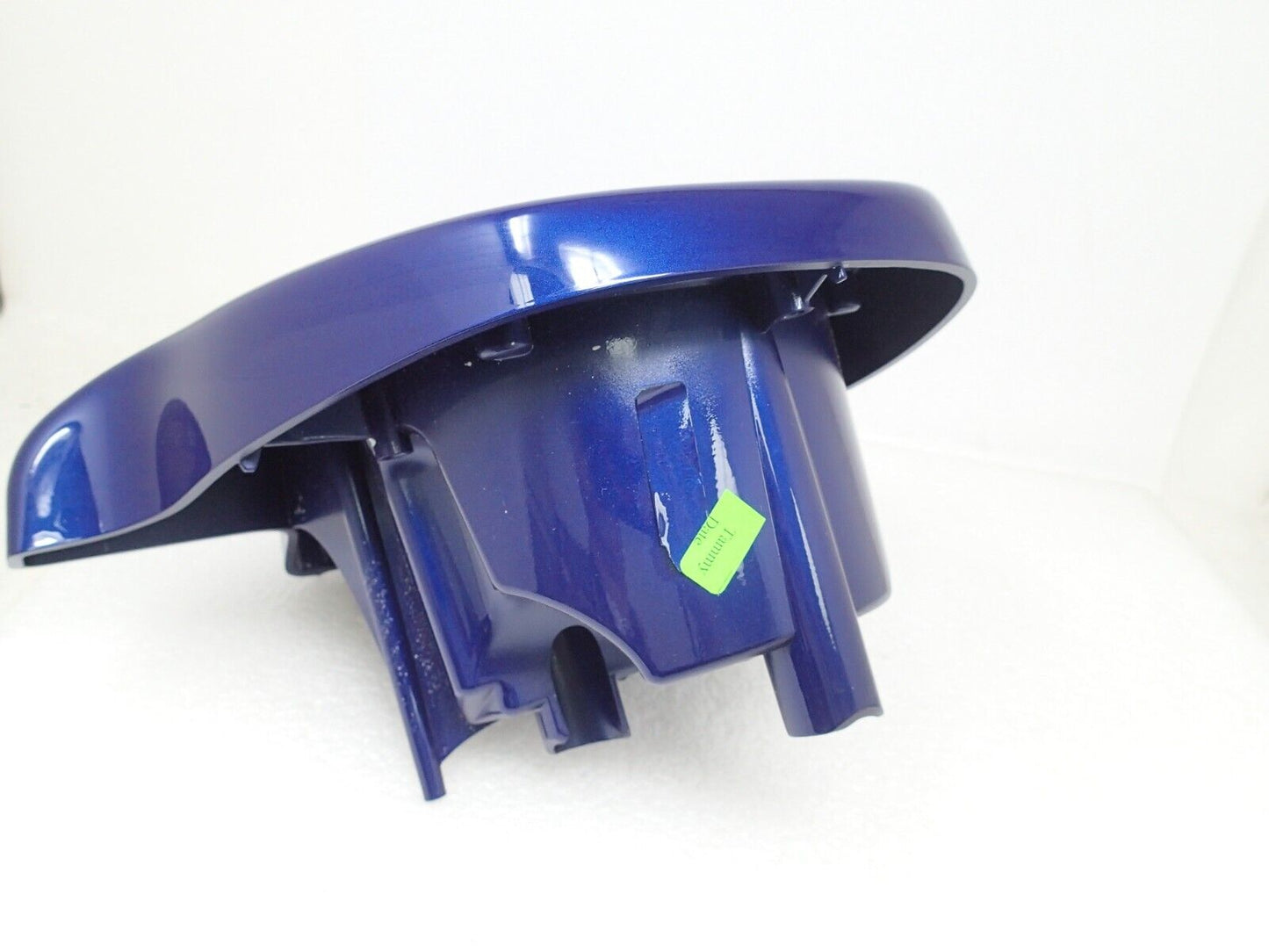 Harley Davidson 57410-11 LEFT Lower Fairing Speaker Box Flame Blue Pearl
