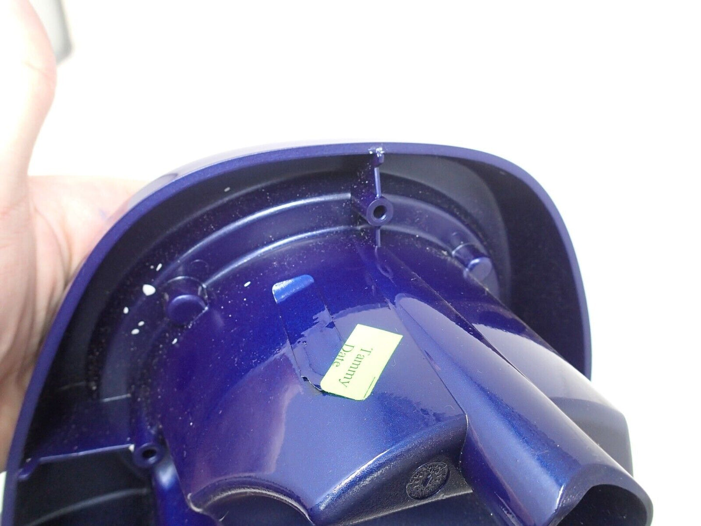 Harley Davidson 57410-11 LEFT Lower Fairing Speaker Box Flame Blue Pearl