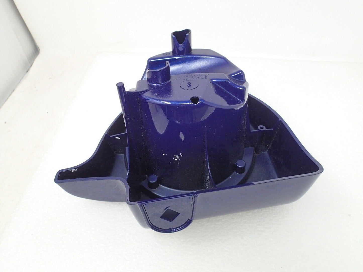 Harley Davidson 57410-11 LEFT Lower Fairing Speaker Box Flame Blue Pearl