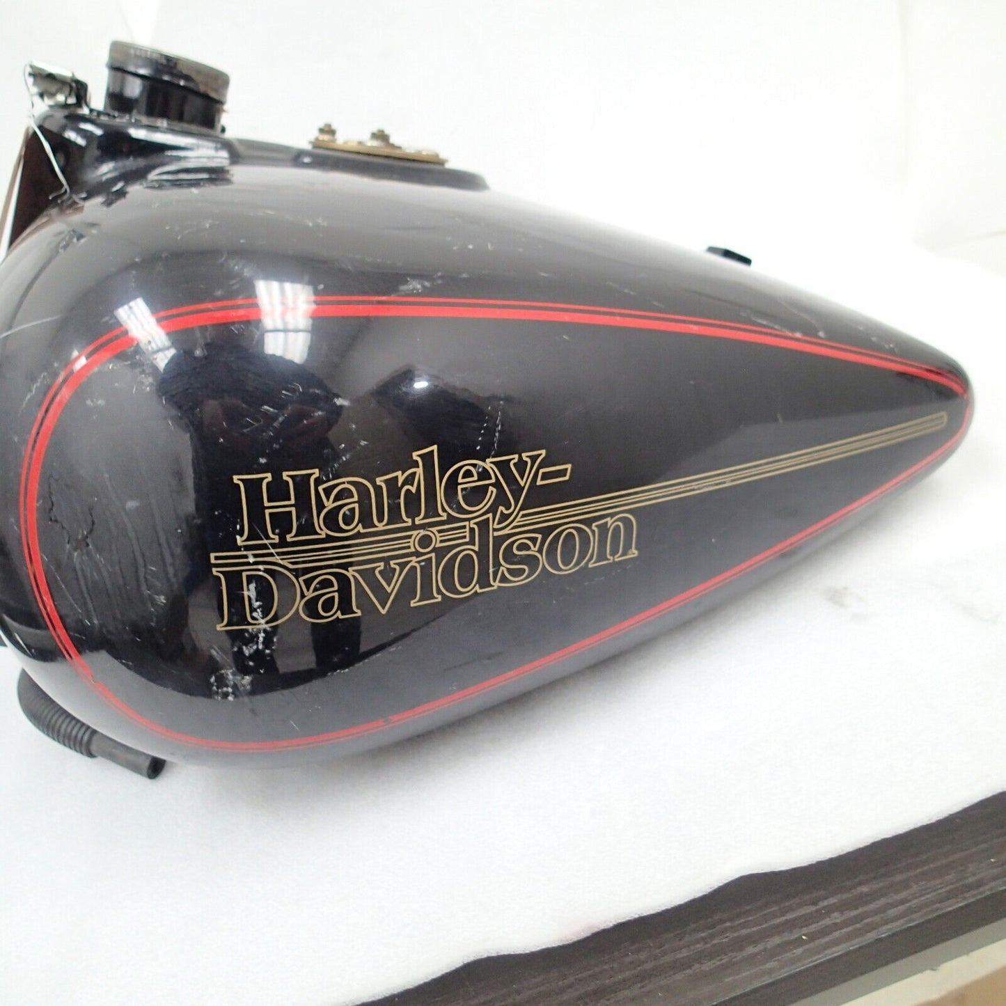 Harley Davidson FLTC Tour Glide Classic Gas FLHS Fuel Tank 61019-92 BLACK