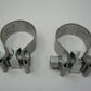 1.75" Diam. x 1" Wide Header Pipe to Muffler Clamps for Harley-Davidson 0027140