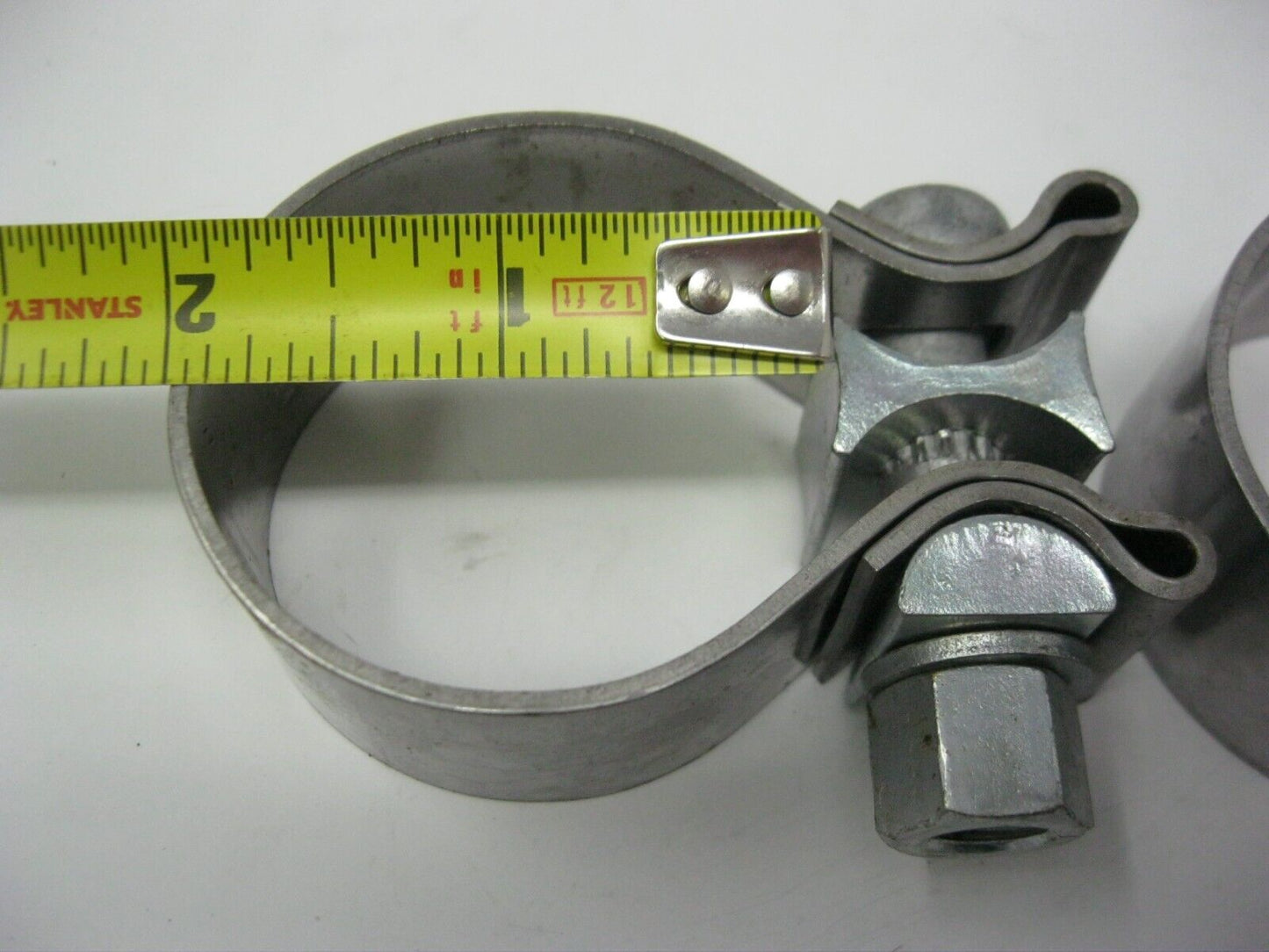 1.75" Diam. x 1" Wide Header Pipe to Muffler Clamps for Harley-Davidson 0027140