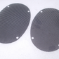 2PCS 10"x6" Motorcycle Speaker Covers Steel Mesh Grill Harley Audio OVAL